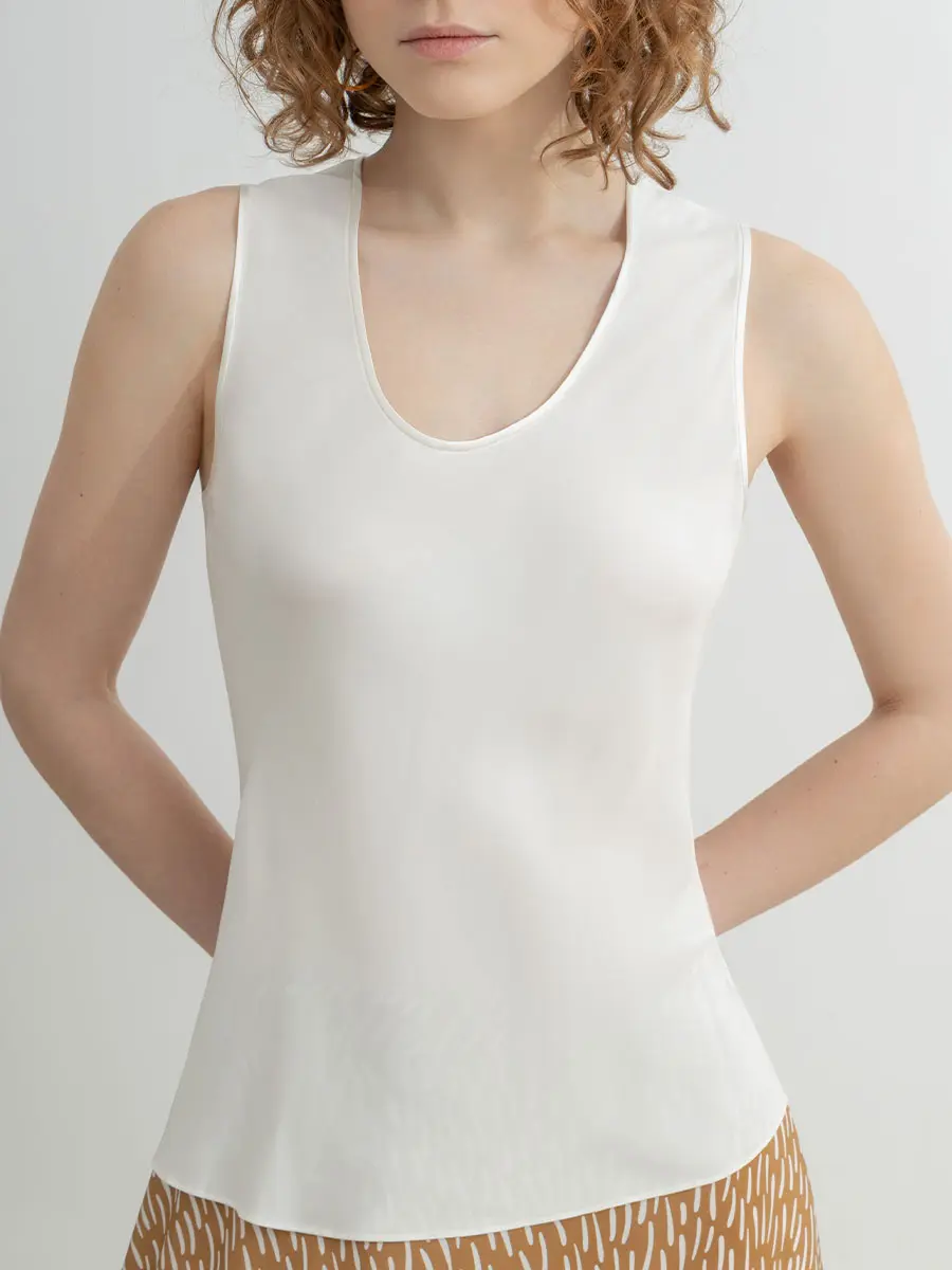 Топ шелковый