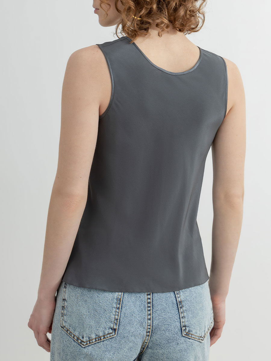 Топ шелковый