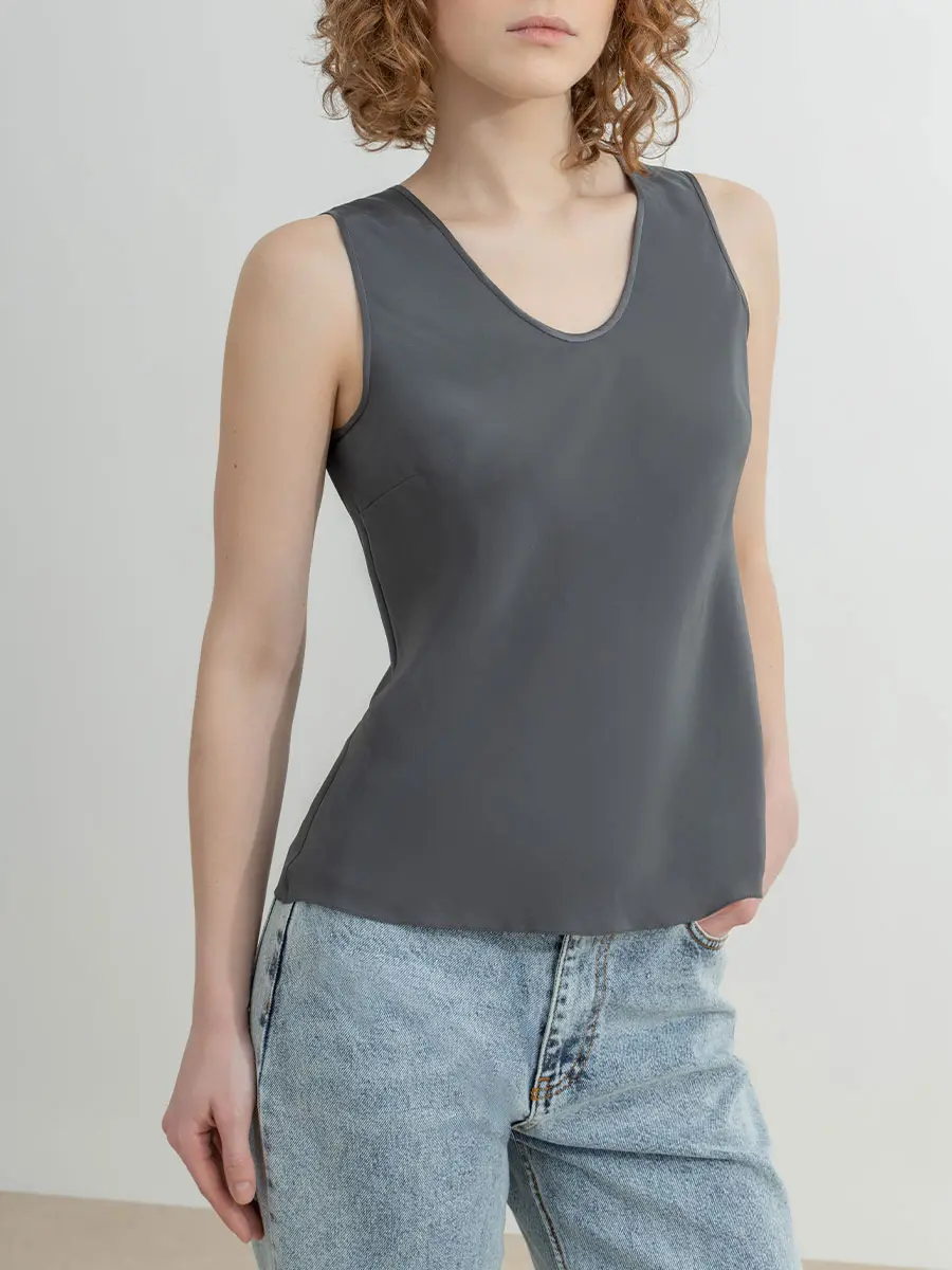 Топ шелковый