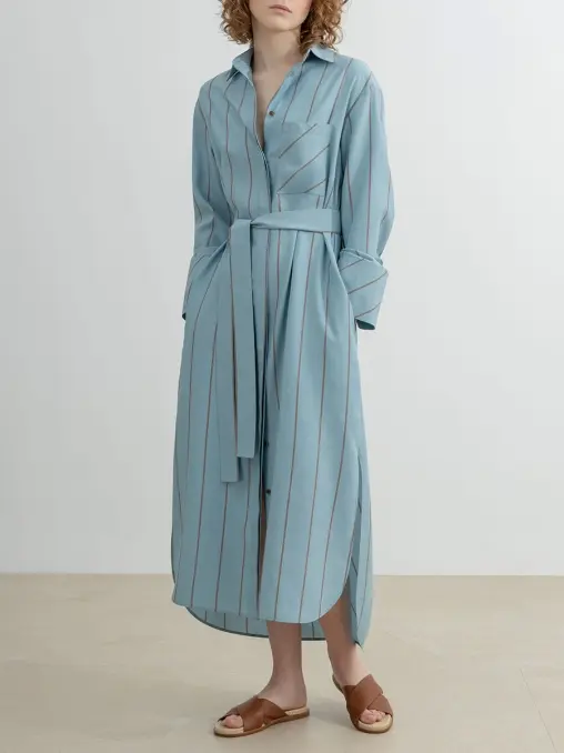 Платье-рубашка из тенселя IRKE