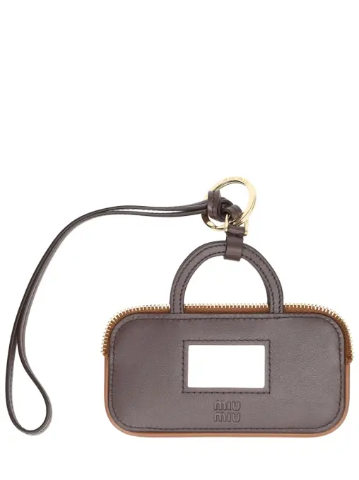 Брелок кожаный MIU MIU