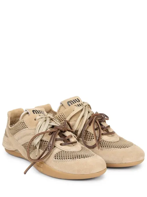 Кеды комбинированные MIU MIU