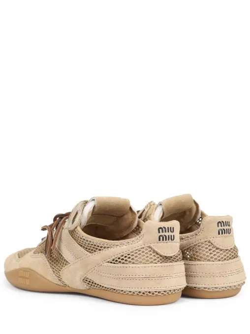Кеды комбинированные MIU MIU