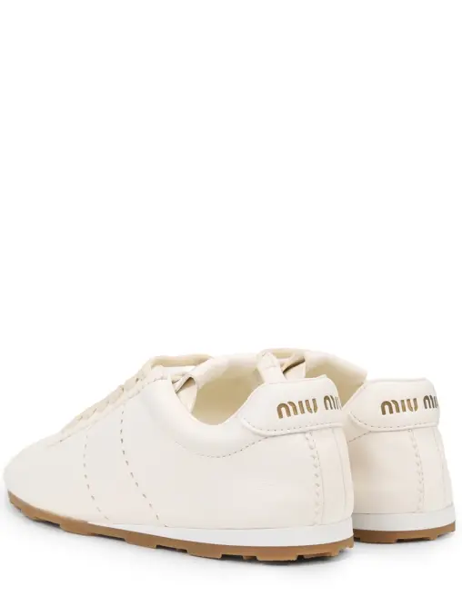 Кеды кожаные MIU MIU