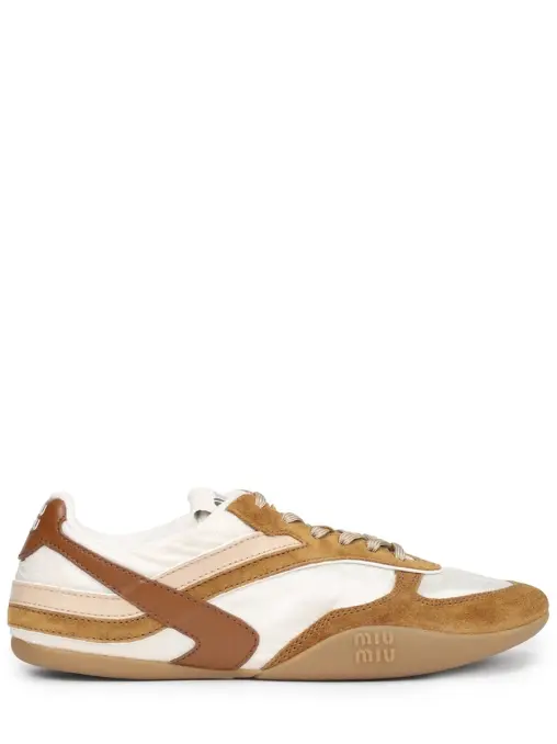 Кеды комбинированные MIU MIU