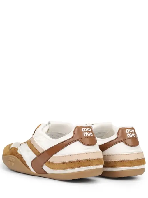 Кеды комбинированные MIU MIU