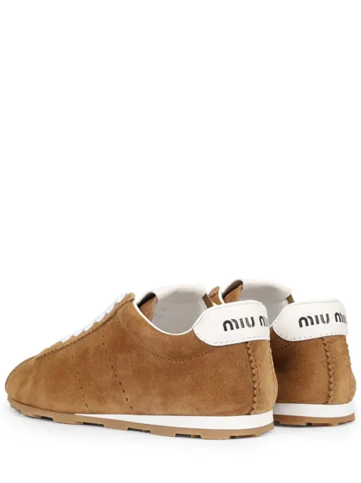 Кеды замшевые MIU MIU