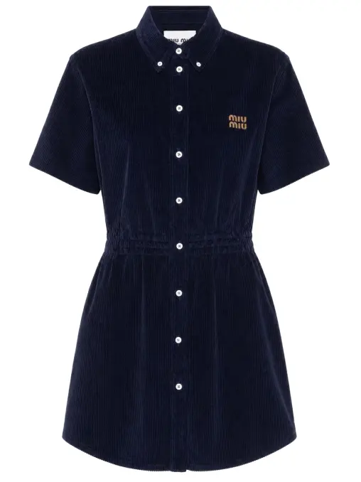 Платье вельветовое MIU MIU