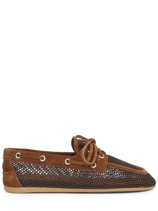 Мокасины комбинированные MIU MIU