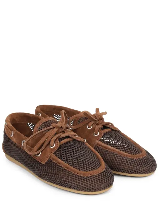 Мокасины комбинированные MIU MIU
