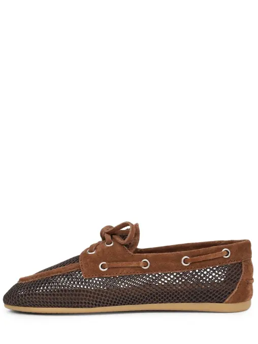 Мокасины комбинированные MIU MIU