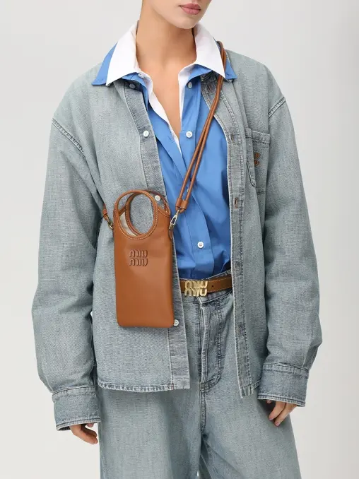 Сумка кожаная MIU MIU