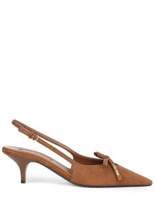 Туфли замшевые MIU MIU