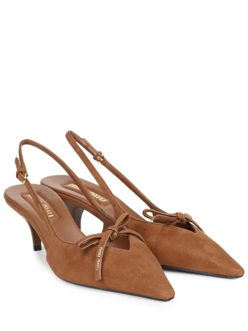 Туфли замшевые MIU MIU