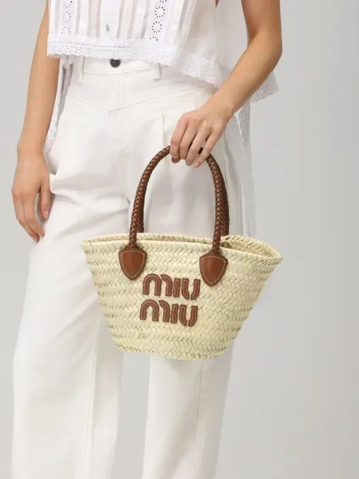 Сумка плетеная MIU MIU