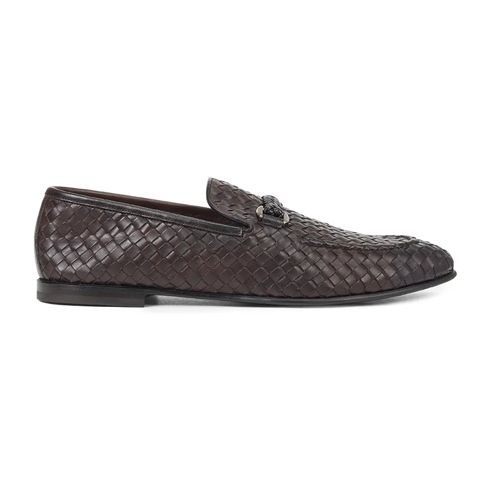 Лоферы кожаные