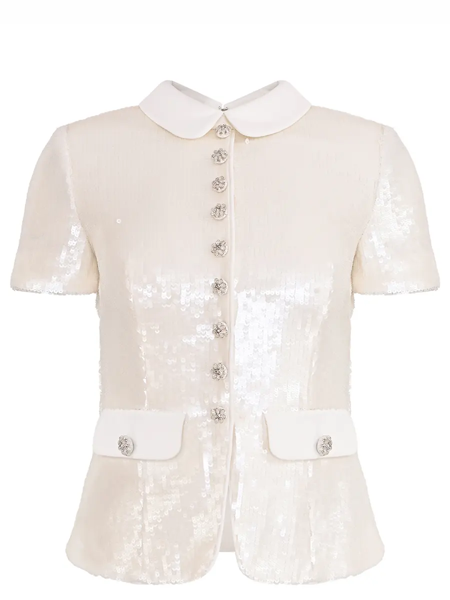 Блуза с пайетками