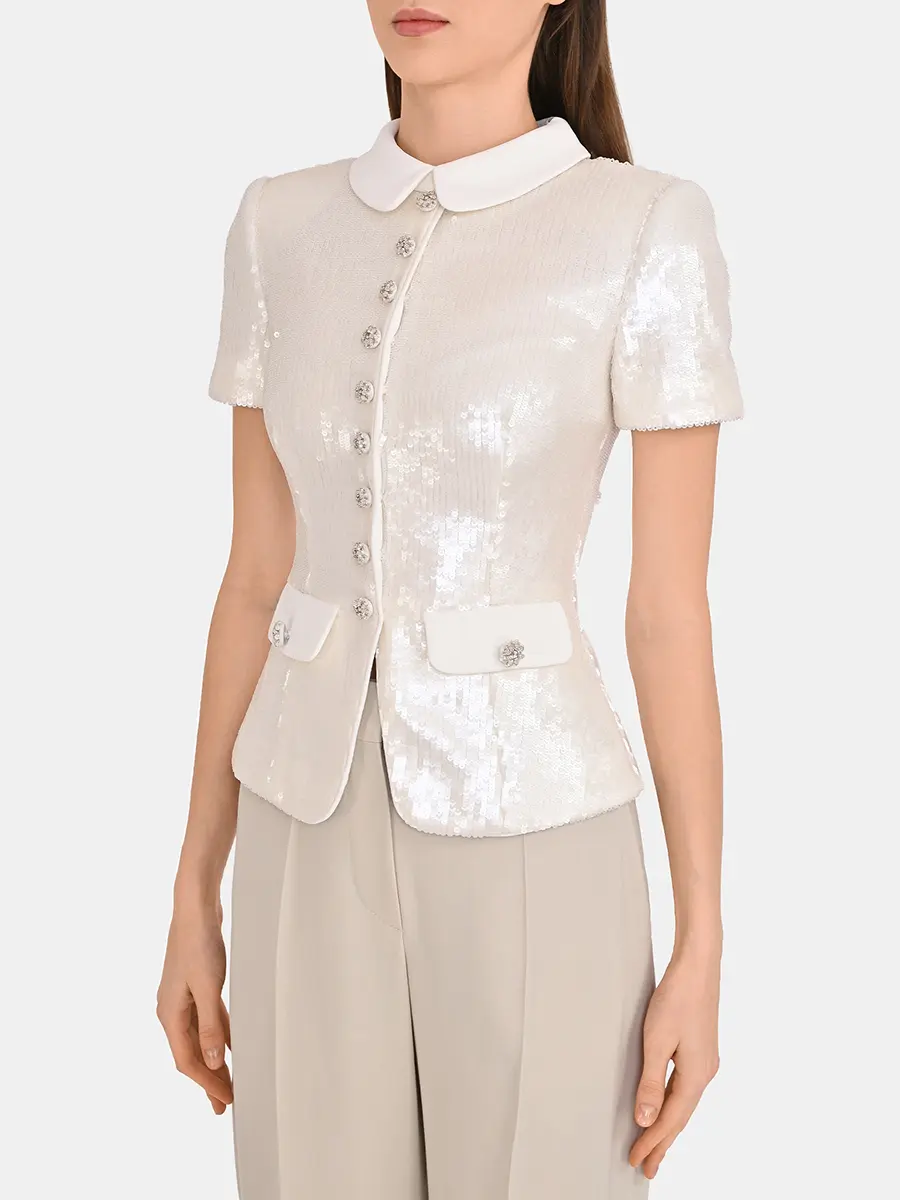 Блуза с пайетками