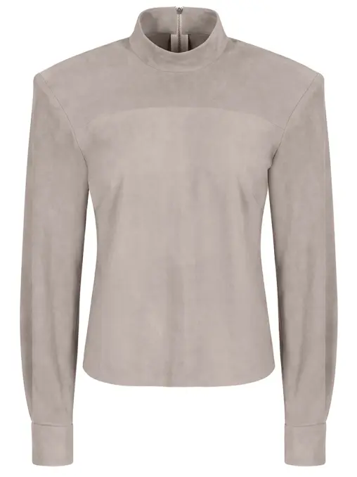 Блуза замшевая WHITE LILY