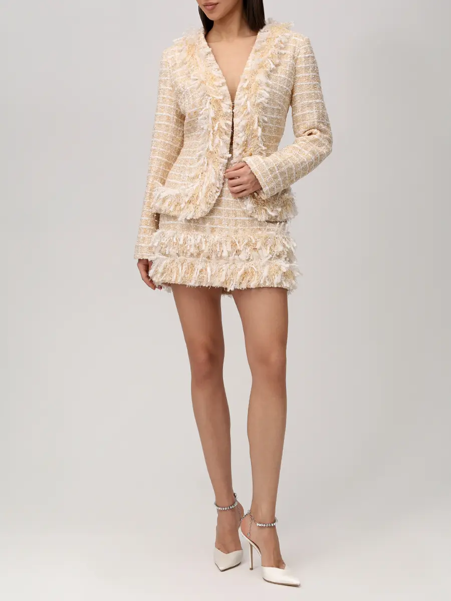 Жакет твидовый