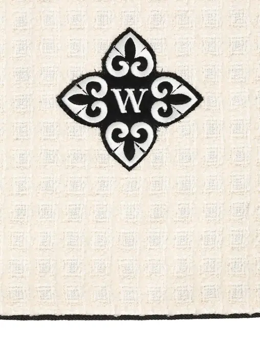 Шарф твидовый WHITE LILY