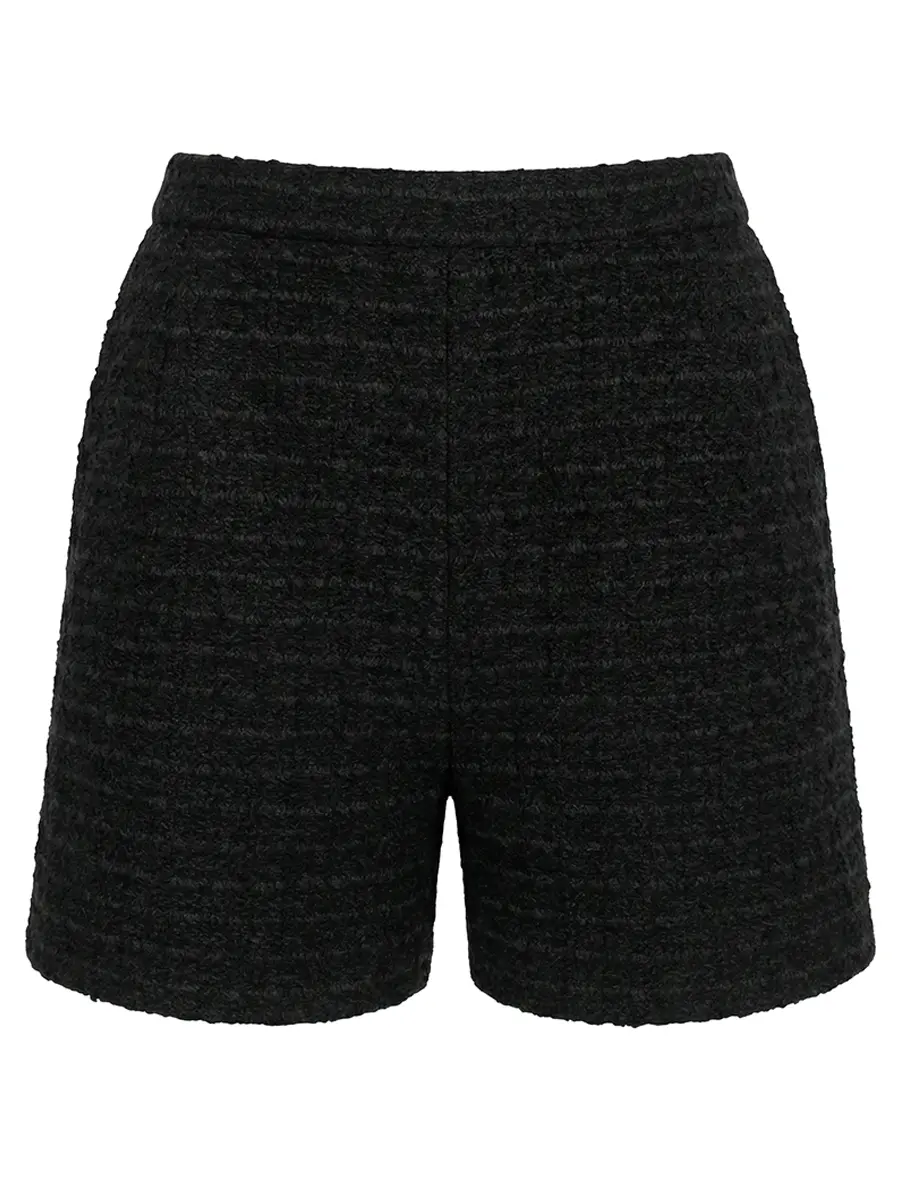 Шорты твидовые