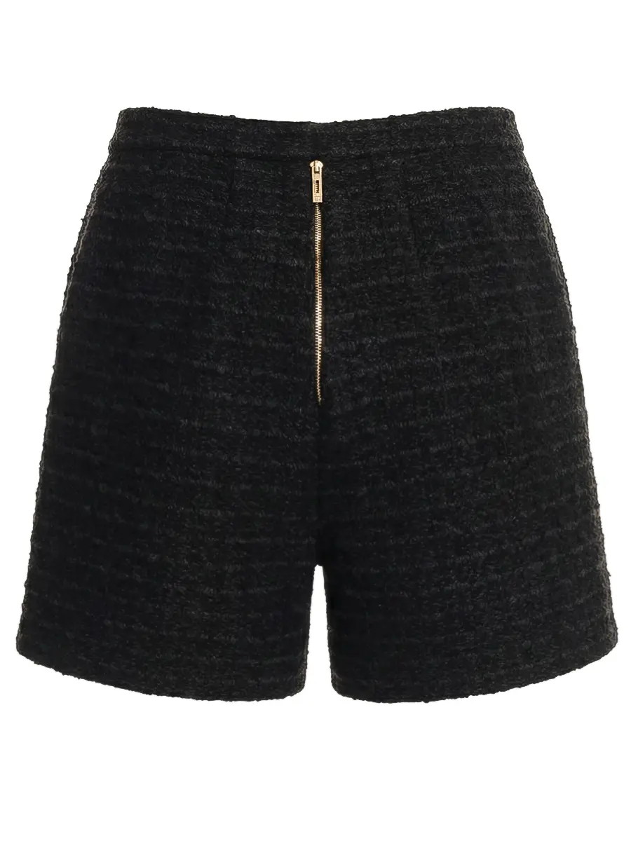 Шорты твидовые