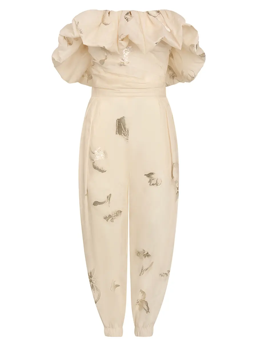 Комбинезон с рюшами