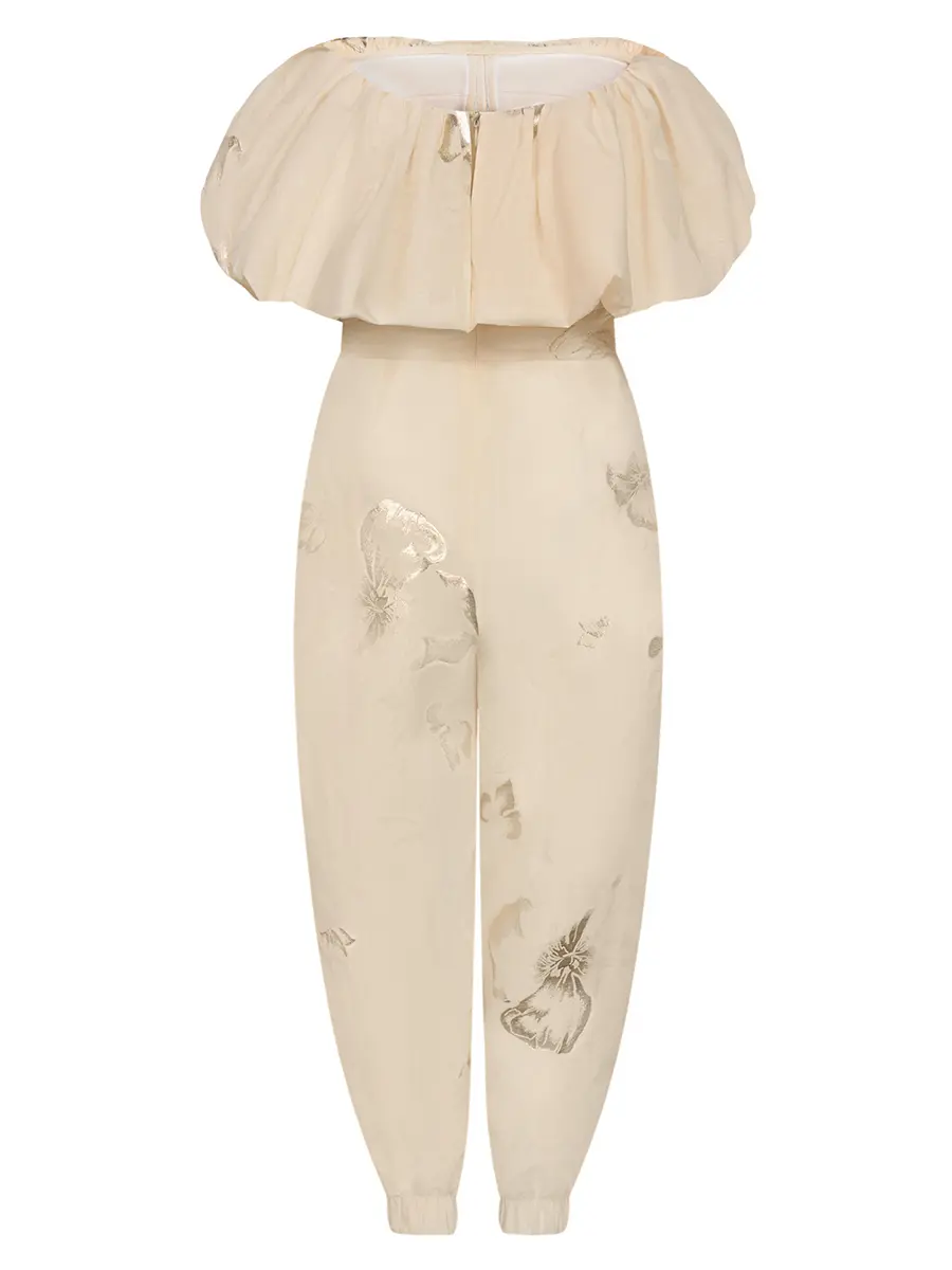 Комбинезон с рюшами