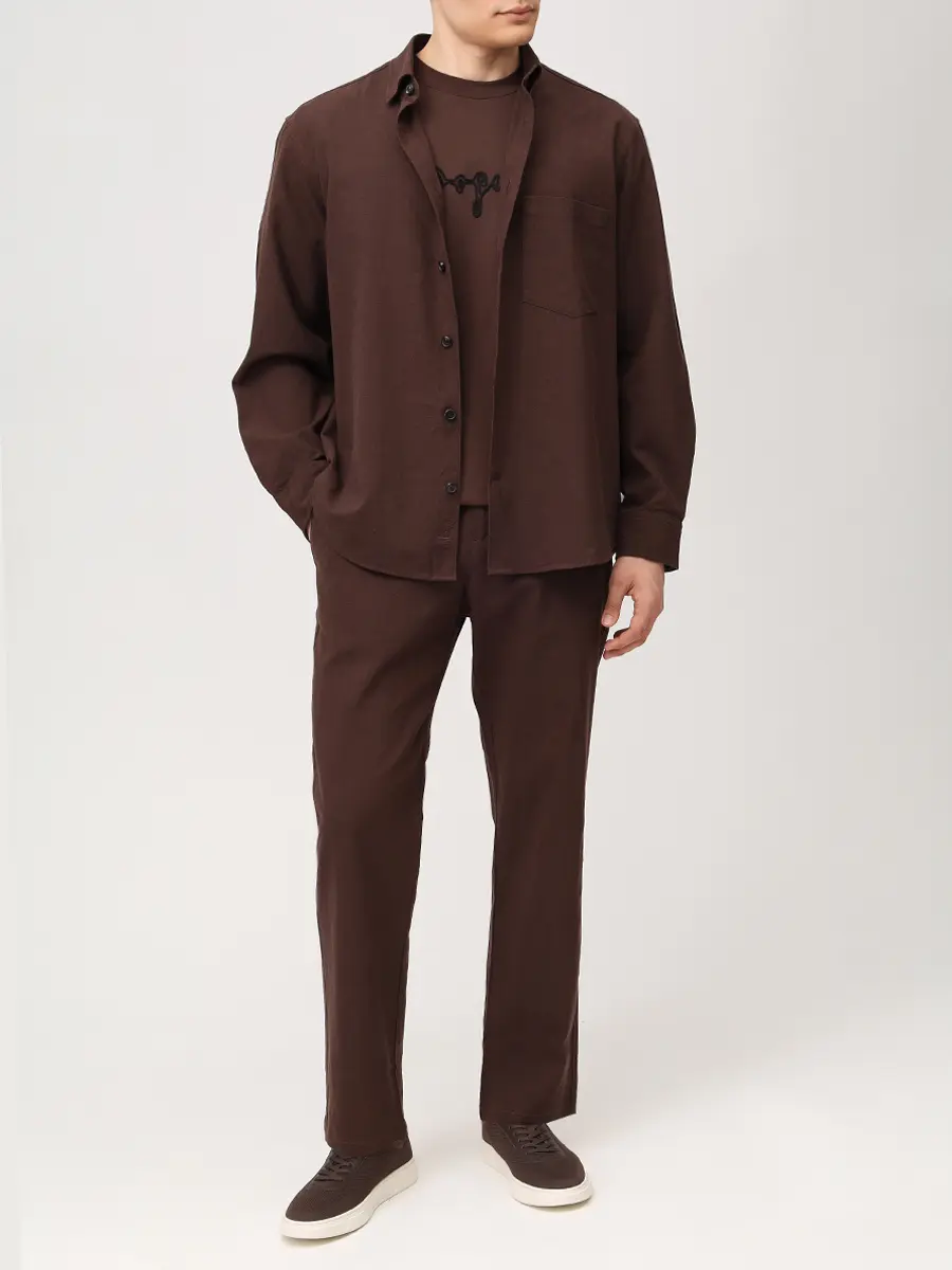 Рубашка Regular Fit льняная