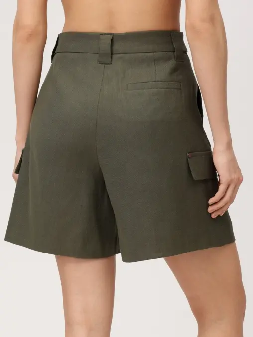 Шорты изо льна и хлопка BOGNER