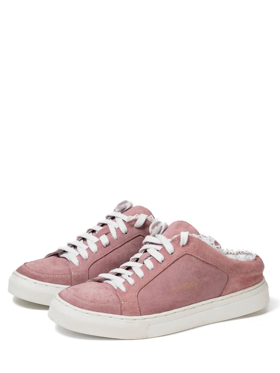 Кеды замшевые «Розовая слобода»