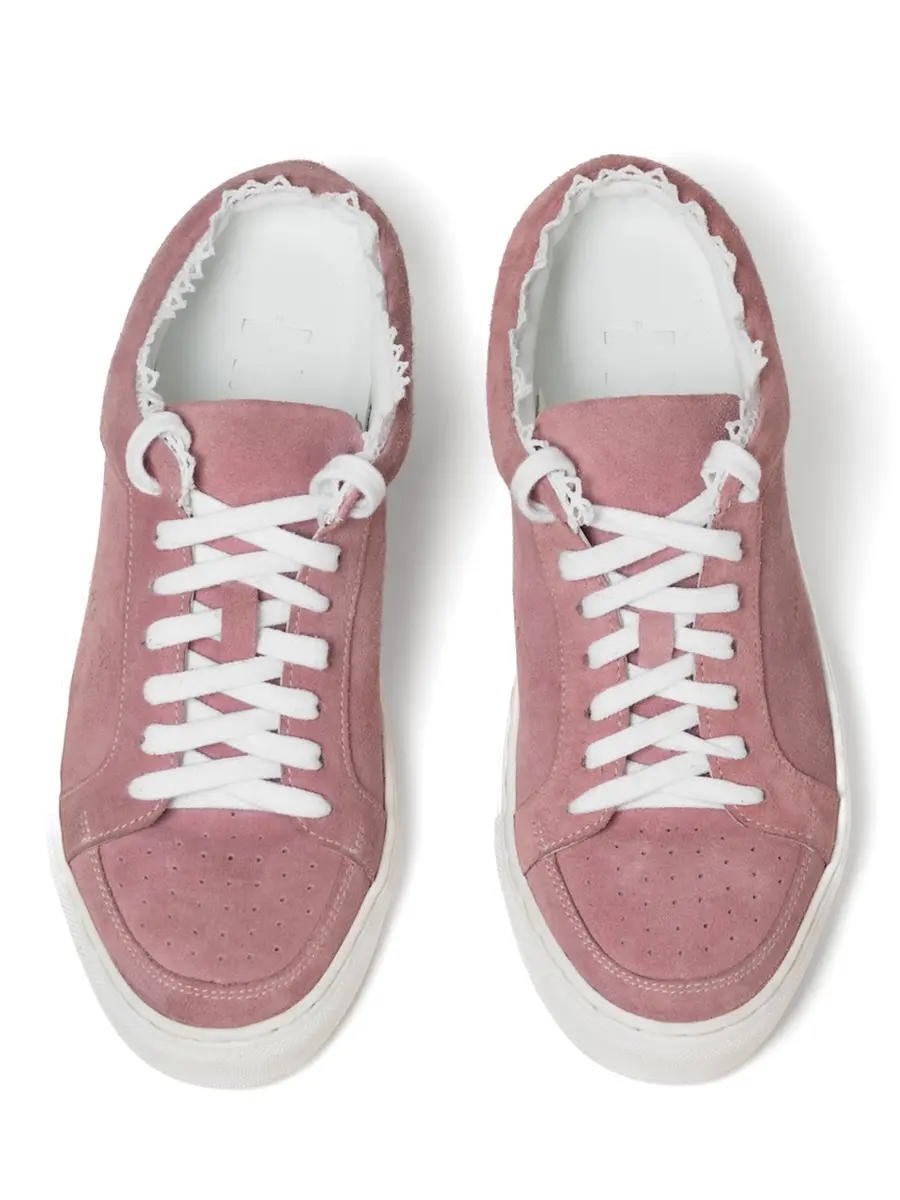 Кеды замшевые «Розовая слобода»