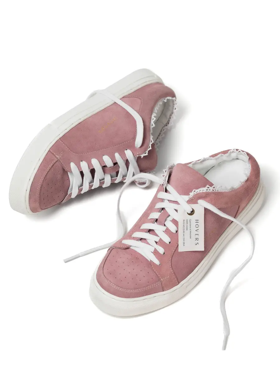 Кеды замшевые «Розовая слобода»