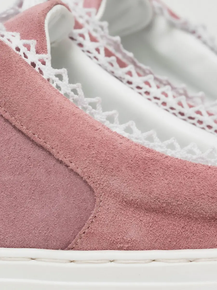 Кеды замшевые «Розовая слобода»