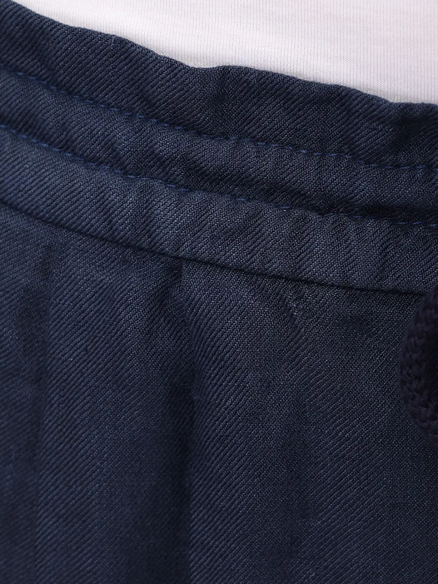 Брюки льняные