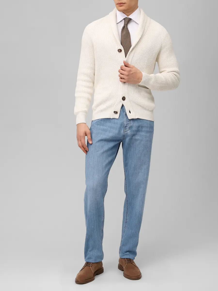 Джинсы Regular Fit хлопковые