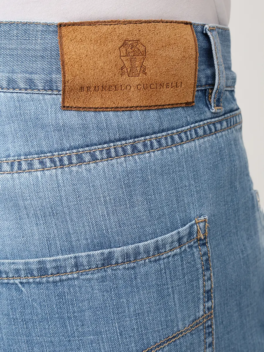 Джинсы Regular Fit хлопковые