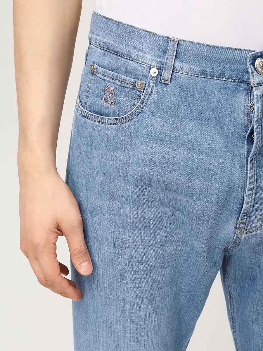 Джинсы Regular Fit хлопковые