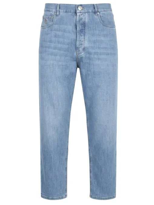 Джинсы Regular Fit хлопковые BRUNELLO CUCINELLI