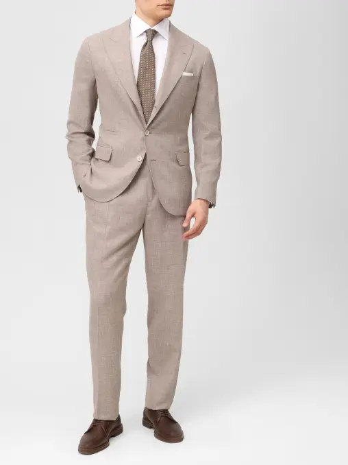 Костюм из шерсти и шелка BRUNELLO CUCINELLI