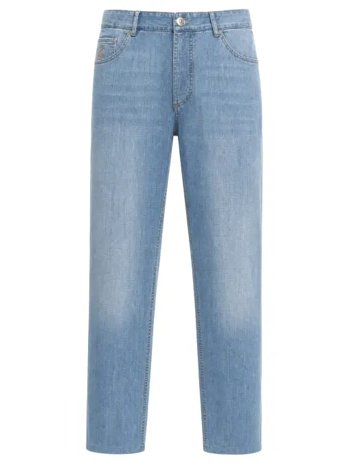 Джинсы Regular Fit хлопковые BRUNELLO CUCINELLI