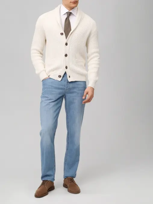 Джинсы Regular Fit хлопковые BRUNELLO CUCINELLI