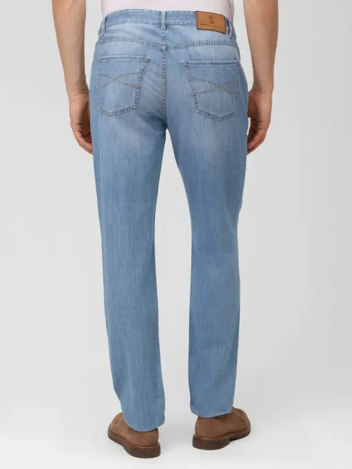 Джинсы Regular Fit хлопковые BRUNELLO CUCINELLI