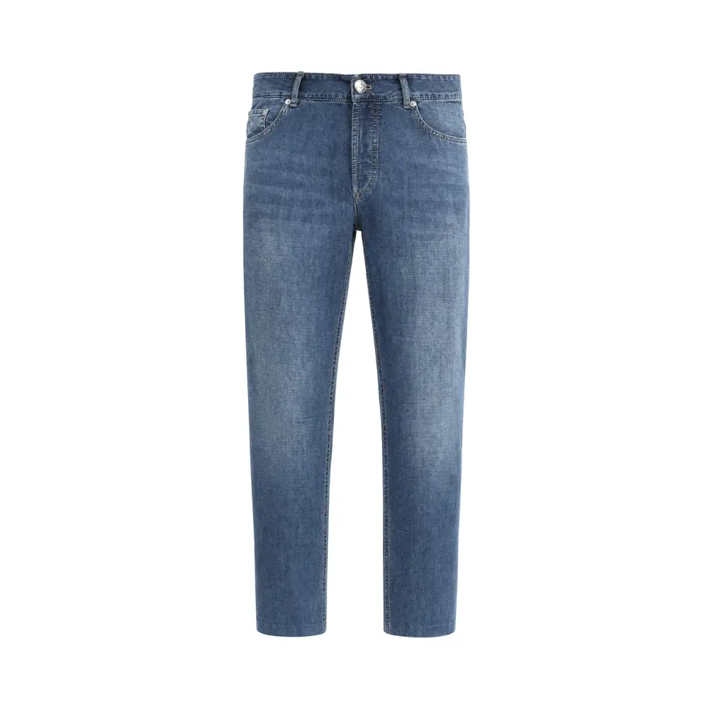Джинсы Slim Fit хлопковые