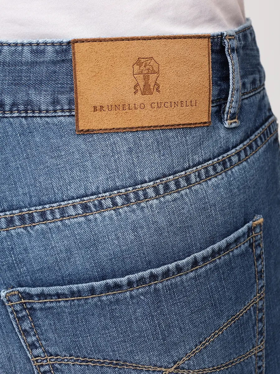 Джинсы Slim Fit хлопковые