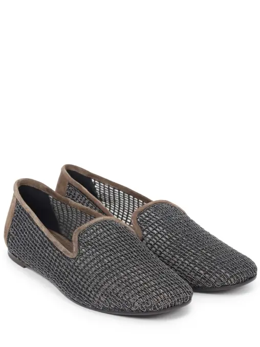 Лоферы из сетки BRUNELLO CUCINELLI