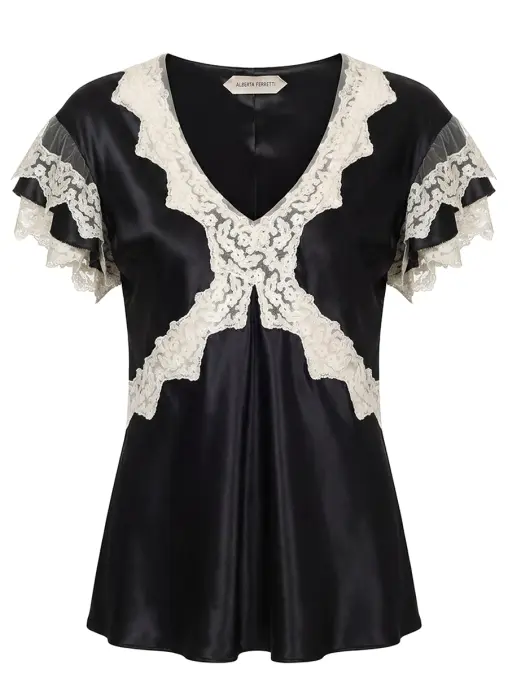 Блуза из вискозы ALBERTA FERRETTI