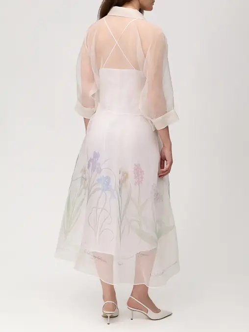 Платье шелковое ALBERTA FERRETTI