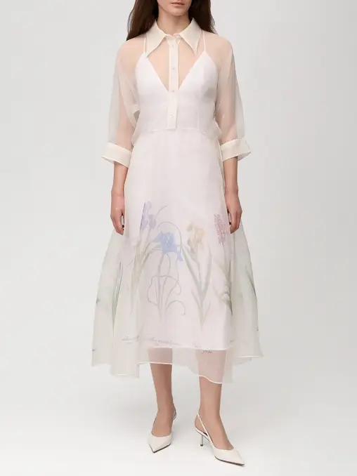 Платье шелковое ALBERTA FERRETTI